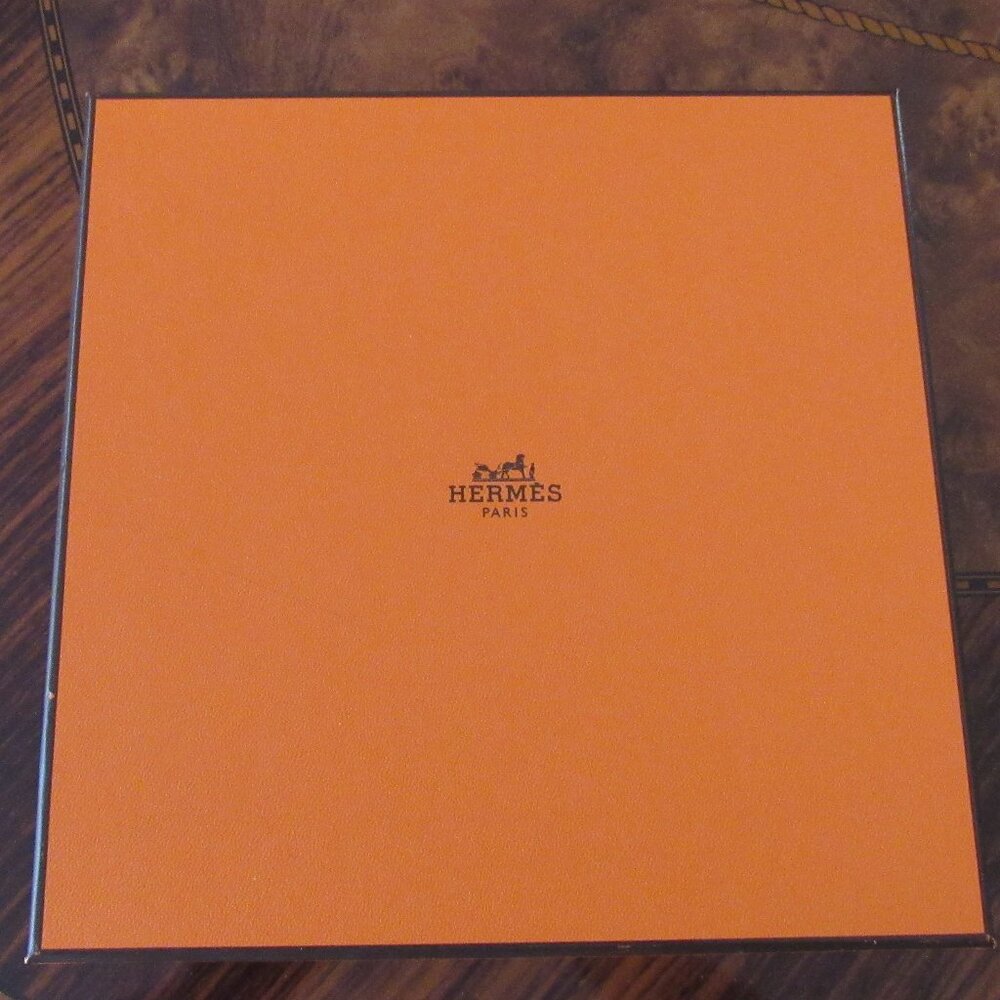 Authentic HERMES Empty Box 8” x 7” x 2”